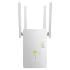 Urlant Wi-Fi WLAN Jelerősítő Repeater, 2,4GHz/5GHz, AC 1200Mbps, 4 antenna, LAN port, fehér