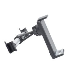   Autós Tablet- és Mobiltartó, fejtámlára rögzíthető, 360°-ban forghatható, fekete