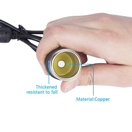 Hálózati Szivargyújtós Átalakító Adapter, AC 230V, DC 12V/10A/120W, szivargyújtóra alakít, 2.2 méter, fekete