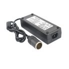 Hálózati Szivargyújtós Átalakító Adapter, AC 230V, DC 12V/10A/120W, szivargyújtóra alakít, 2.2 méter, fekete