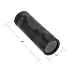 Motoros és Kerékpáros menetrögzítő kamera, kerékpártartóval, 1080p FullHD, 120°-os széles látószög, vízálló, Lítiumion akkumulátor, fekete