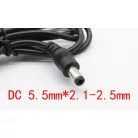 Hálózati Adapter 9V/2A, tápegység, Ø5.5/2.5mm csatlakozó, 0.9m, fekete