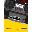 Kontroller joystick, PUBG kompatibilis, beépített hűtőventilátor, 1200mAh akku, iPhone és Android telefonokhoz, fekete