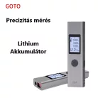 Duke® Lézeres Távolságmérő és Szögmérő, 40m, LCD képernyő, pontosság +/- 2mm, újratölthető, felület, térfogat, pitagorasz számítás, szürke