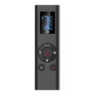 Multifunció Lézeres Távolságmérő, 0-40m, LCD képernyő, pontosság +/- 1mm, újratölthető, felület, térfogat, pitagorasz számítás, fekete