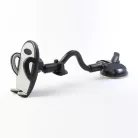 Autós Tapadókorongos Mobiltartó, szélvédőre-műszerfalra, szürke-fekete