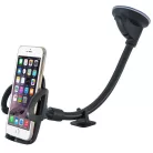 Autós Tapadókorongos Mobiltartó, szélvédőre-műszerfalra, szürke-fekete