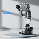 Autós Tapadókorongos Telefontartó, telefonszám kijelzővel rendelkezik, szélvédőre és műszer-falra helyezhető, fekete