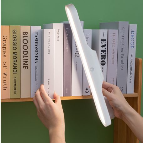 Univerzális LED Lámpa, szekrény vagy könyvespolc világítás, akkumulátoros, érintésre állítható fényerősség és színhőmérséklet, fehér