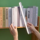 Univerzális LED Lámpa, szekrény vagy könyvespolc világítás, érintős kapcsoló, akkumulátoros, forgathatós, fehér