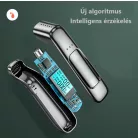 Professzionális Digitális Alkoholszonda, LCD Kijelzővel, gyors elemzés, érintésmentes, 0,005%-os BAC pontosság, USB töltés, fekete