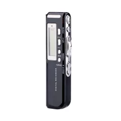   Digitális Diktafon, zajszűrés, 8GB, ABS ház, ezüstszínű gombok, fekete