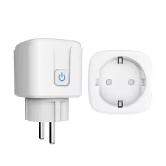   Matter® Intelligens konnektor, Tuya alkalmazással, 16A, WiFi, Fogyasztásmérős, kompatibilis Alexa/Google-Assistant, fehér