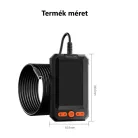 Endoszkóp kamera, 5m kábel, 4.3″ LCD kijelző, 1080P FHD, 8db LED világítás, Ø8mm lencse-átmérő, IP67 vízállósági kategória, fekete