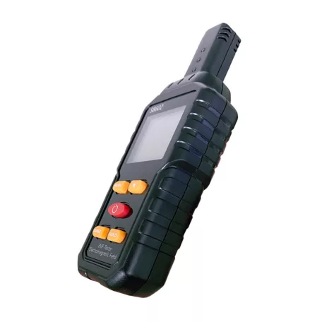 Digitális elektromágneses sugárzásmérő műszer, digitális LCD kijelző, 0.4 mp válaszidő, fekete