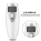 Digitális alkoholszonda, LCD kijelzővel, 0.00-1.90 g/l BAC mérési tartomány, fehér