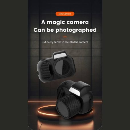 Multifunkciós mini Kamera, FHD 1080p, videó és hangrögzítő, 0.96” LCD kijelző, fekete