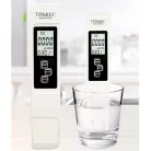 Digitális vízminőség mérő, 3 az 1-ben, TDS/EC/hőmérséklet, LCD kijelző, fehér