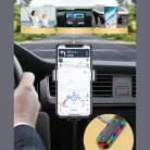 Bluetooth v5.3 transzmitter, kétirányú jelátvitel, beépített mikrofon, multifunkcionális, RGB LED, fekete