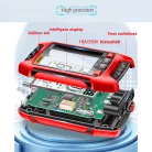 ANENG® Intelligens digitális multiméter, 3” LCD kijelző, DC/AC áramot, feszültséget, ellenállást, frekvenciát tesztel, piros-fekete