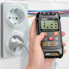 ANENG® Digitális multiméter, DC/AC feszültség, ellenállás mérés, NCV érintésmentes mérés, fekete