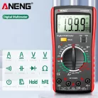 ANENG® Professzionális multiméter, DC/AC áramerősség, feszültség, ellenállás, kondenzátor kapacitás mérés, dióda, trióda teszter, fekete/piros