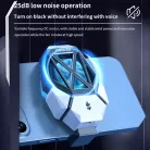 Univerzális Okostelefon hűtő, RGB világítás, gyors hűtés, könnyen hordozható, fekete