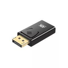   DisplayPort(apa) -> HDMI(anya) átalakitó adapter, HD 1080P, fekete