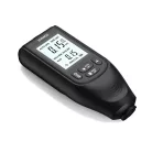 Autós festék rétegvastagság mérő, hordozható festékréteg vastagságmérő eszköz, alumínium- vagy autóipari acél felületeken, fekete