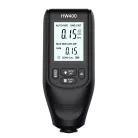 Autós festék rétegvastagság mérő, hordozható festékréteg vastagságmérő eszköz, alumínium- vagy autóipari acél felületeken, fekete