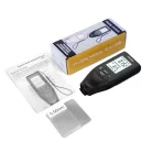 Autós festék rétegvastagság mérő, hordozható festékréteg vastagságmérő eszköz, alumínium- vagy autóipari acél felületeken, fekete