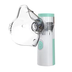   Univerzális ultrahangos inhalátor, hordozható, 3 fokozatba állítható, csendes működési mód, gyerek/felnőtteknek, fehér/zöld