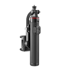   Mobiltelefon Képstabilizátor, AI követési technológia Gimbal, 1 tengelyes, tripodos szelfibot, 8 óra működési idő, fekete
