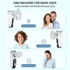 Ultrahangos inhalátor, csendes technológia, állítható porlasztó, szemnedvesítő készülék, gyerekeknek és felnőtteknek, fehér/fekete