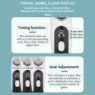 Ultrahangos inhalátor, csendes technológia, állítható porlasztó, szemnedvesítő készülék, gyerekeknek és felnőtteknek, fehér/fekete