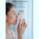 Ultrahangos inhalátor, csendes technológia, állítható porlasztó, szemnedvesítő készülék, gyerekeknek és felnőtteknek, fehér/fekete