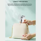 Ultrahangos inhalátor, csendes technológia, állítható porlasztó, szemnedvesítő készülék, gyerekeknek és felnőtteknek, fehér/fekete