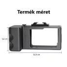 Ergonomikus akciókamera markolat, gyorsan felszerelhető fogantyú, DSLR adapter, Gopro hero 9/10/11/12/13-hoz kompatibilis