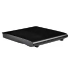 Hordozható külső CD/DVD író, USB/USB-C kettős interfész, DVD-8x/CD-24x írási sebesség, USB 3.0, Plug&Play, fekete 