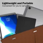 Hordozható külső CD/DVD író, USB/USB-C kettős interfész, DVD-8x/CD-24x írási sebesség, USB 3.0, Plug&Play, fekete 