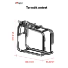 aMagisn® sportkamera gyorskioldós védőkeret, kompatibilis Insta360 Ace/Ace Pro kamerákkal, akciókamera rögzítőkeret, alumínium