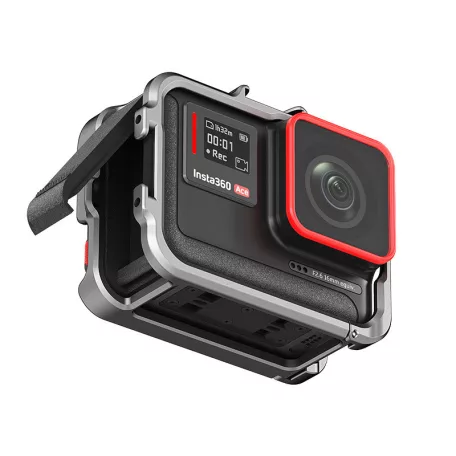 aMagisn® sportkamera gyorskioldós védőkeret, kompatibilis Insta360 Ace/Ace Pro kamerákkal, akciókamera rögzítőkeret, alumínium