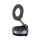 Enja® univerzális mobiltelefontartó, MagSafe kompatibilis,szélvédőre és műszerfalra alkalmas, vákuumos tapadókoronggal, 360°-ban forgatható, fekete