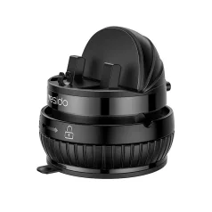   Yesido® autós mobiltelefontartó, szélvédőre és műszerfalra alkalmas, vákuumos tapadókoronggal, 360°-ban forgatható, fekete