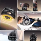 Yesido® autós mobiltelefontartó, szélvédőre és műszerfalra alkalmas, vákuumos tapadókoronggal, 360°-ban forgatható, fekete