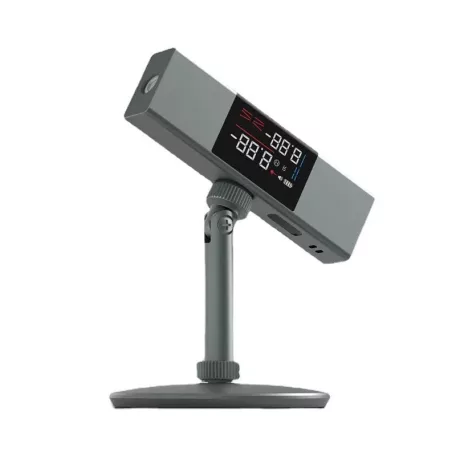 DUKA® multifunkciós lézeres szintező, szögmérő, vízszintmérő, keresztvonalas,  pontosság, ±0.5°, tripod állvánnyal, szürke