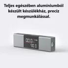 DUKA® multifunkciós lézeres szintező, szögmérő, vízszintmérő, keresztvonalas,  pontosság, ±0.5°, tripod állvánnyal, szürke
