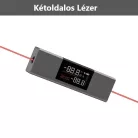 DUKA® multifunkciós lézeres szintező, szögmérő, vízszintmérő, keresztvonalas,  pontosság, ±0.5°, tripod állvánnyal, szürke