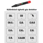 Hubo® gázszivárgás detektor, gázszivárgás érzékelő toll, riasztó funkcióval, LED kijelző, fekete/piros