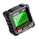 ANENG® multifunciós szögmérő, digitális dőlésmérő és vízszintmérő, LCD kijelző, háttérvilágítás, mágneses hátlap, fekete